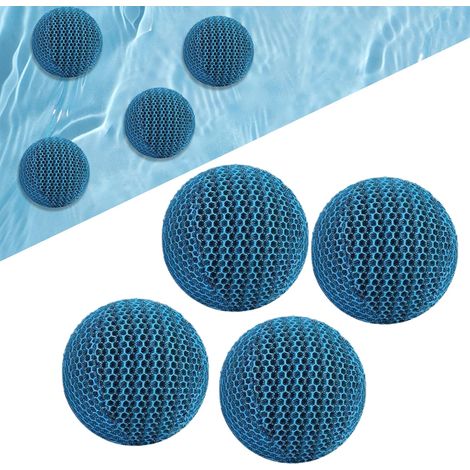 4er-set Ölabsorber Für Whirlpools Und Pools – 6 Cm, Wiederverwendbare Ölabsorber-schwammbälle, Pool-ölabsorber-schwämme, Für Spa Und Schwimmbad