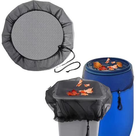 Moskitonetz Für Regenwassertank, 1 Stück, Regenwassersammeltank Mit Gummiband Für Dichten Sitz, Schützt Vor Blättern Und Kleintieren, Runder Wasserauffangbehälterdeckel (80 Cm Durchmesser)