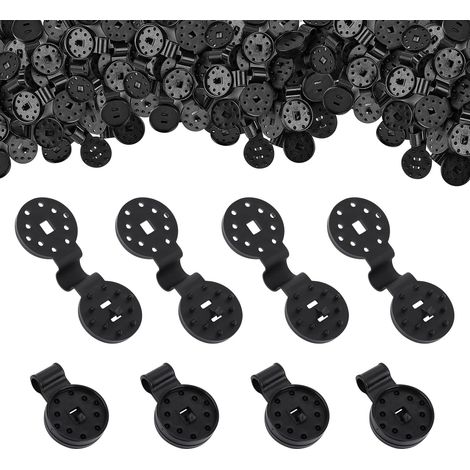 60 Stück Sonnensegelclips, Kunststoffclips Für Sonnensegel, Gartennetzclips, Befestigungsclips Für Schattierungsnetze, Für Schwimmbäder, Gartenpflanzen, Rasenschatten