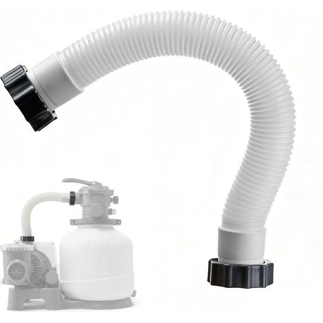 Schwimmbadpumpenschlauch, Schwimmbadfilterschlauch, Anschlussschlauch Für Sandfilterpumpen, Schwimmbadschläuche Mit Muttern, Passend Für Eine 1,5-zoll-(40-cm)-schnittstelle