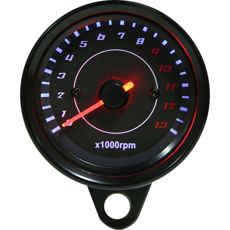 Motorrad-drehzahlmesser, Robuster, Hochempfindlicher Drehzahlmesser Mit Aluminiumgehäuse Für Honda, Suzuki, Yamaha, Kawasaki Usw. Datenanzeige.