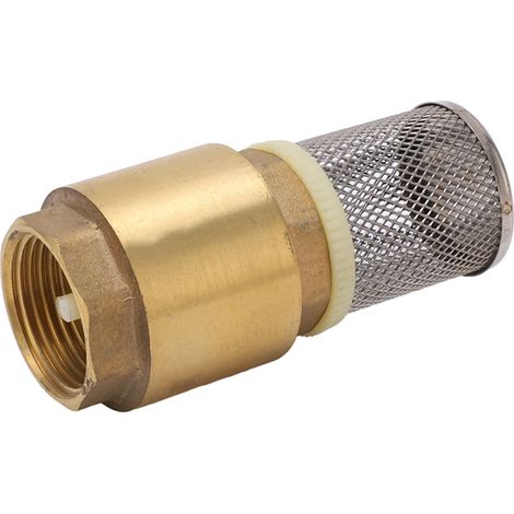 G1-rückschlagventil Aus Messing, Gute Abdichtung, 90 Mm Länge Mit Filterzubehör Für Wasser Und Öl.