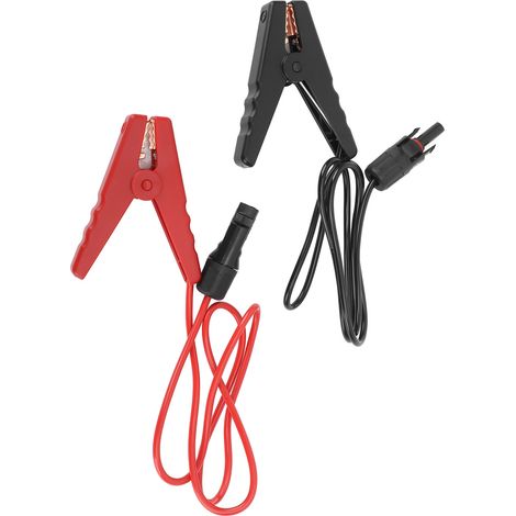 12 Awg Solarbatterieklemme, 2 Stück, Schnellkupplungs-verlängerungskabel, Ladeklemmenstecker Für Auto- Und Motorradpaneele.