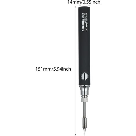 Kabelloses Lötkolben-set, Wiederaufladbarer Mini-usb-lötkolben, Tragbarer 5v-niederspannungs-lötstift, 3 Temperaturregler Für Kleine Projekte, Gerätereparaturen Usw.