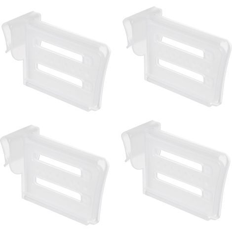 Einziehbarer Kühlschrank-trennwandclip, 4 Stück, Ausziehbarer Kühlschrank-trenner, Organizer S.