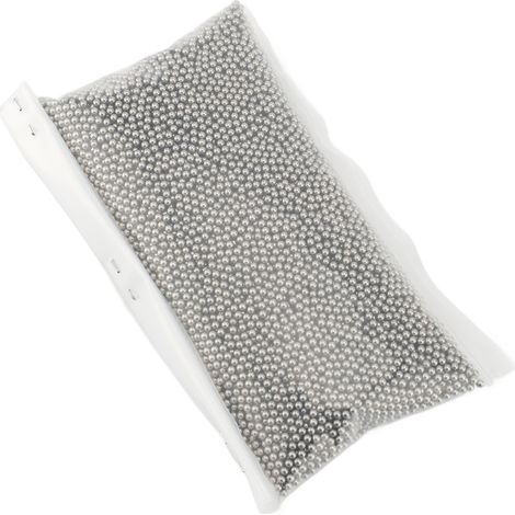 Polierperlen Aus Edelstahl, Multifunktionale Runde Schmuckperlen Zum Entgraten, Größe 2 Mm / 0,08 Zoll.