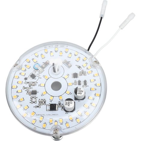 Led-deckenleuchte Mit Deckenventilator, 3,93 Zoll, Ac 120v, 18w, 2000lm, 3 Farben, Variable Farbtemperatur, Magnetische Nachrüstplatte Zum Austauschen.