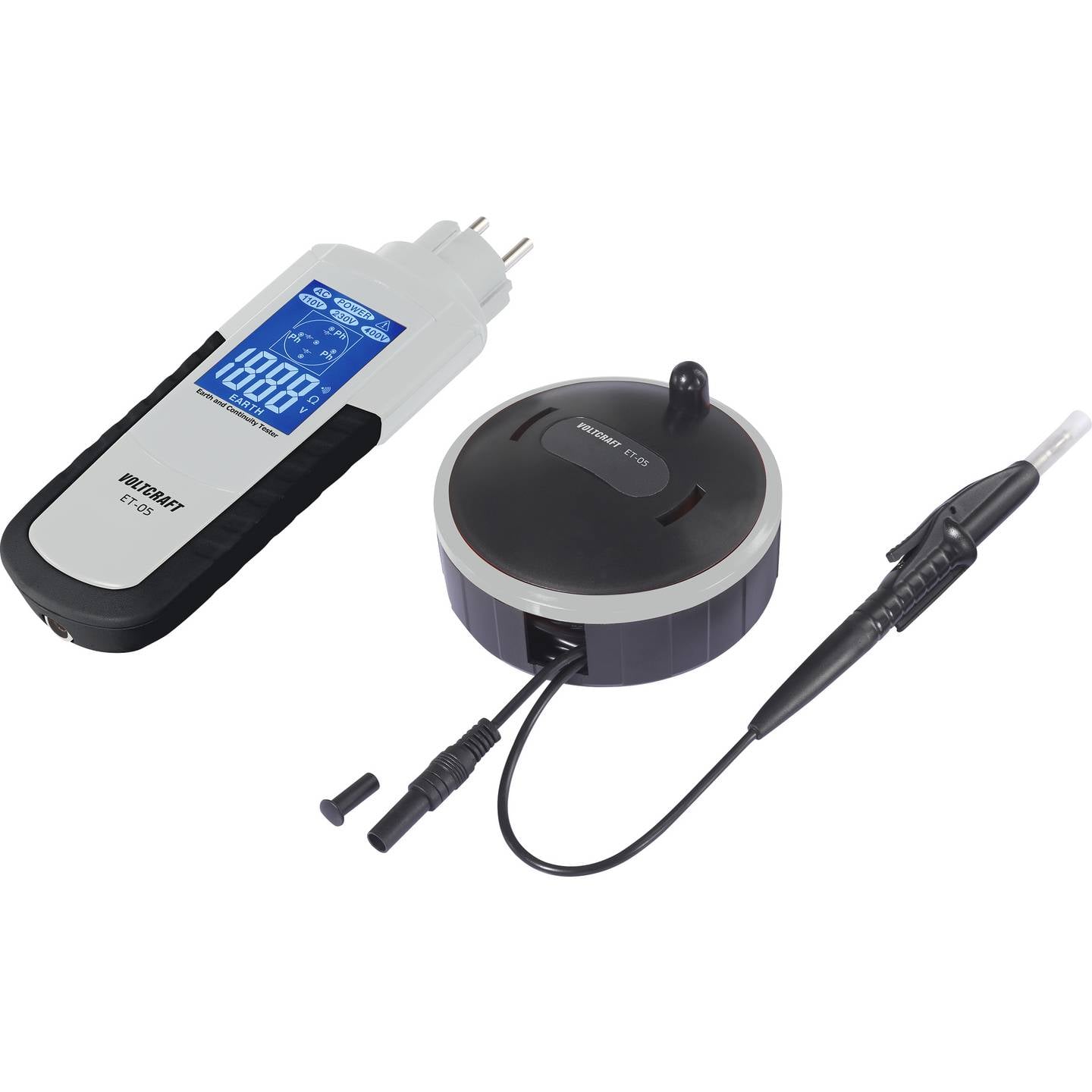[gebraucht] B-ware Voltcraft Erdungsmessgerät Et-05 Erdschleifenmessung 2000 Ω Ip40