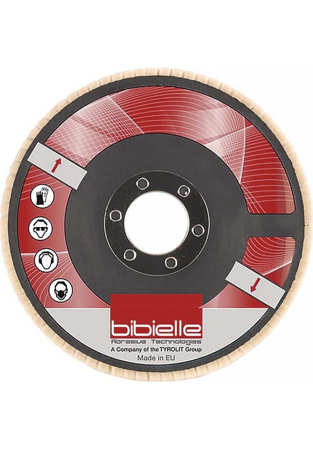 Filzteller shf Form 28PWA 125 x 22,23 mm - Tyrolit