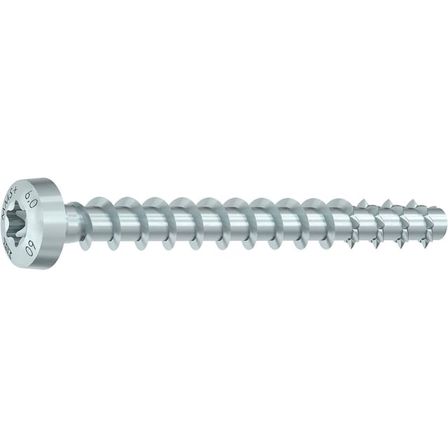 Heco Schrauben - heco-mms plus p Halbrundkopf 5x50mm verzinkt Multi-Monti Schraubanker 200 Stk
