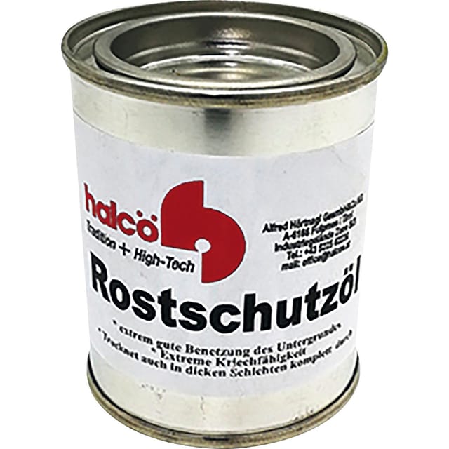 Halcö - Korrosionsschutzöl für Produkte aus Schwarzstahl
