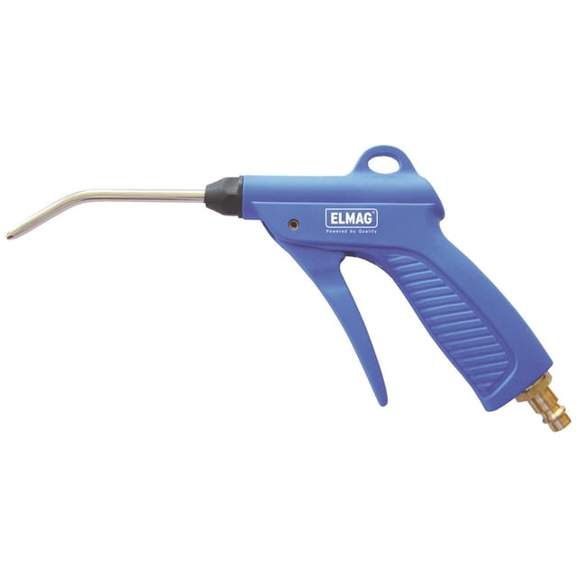 Ausblaspistole pa mit Verlängerungsdüse gebogen ø 2,3 mm/110 mm - Elmag