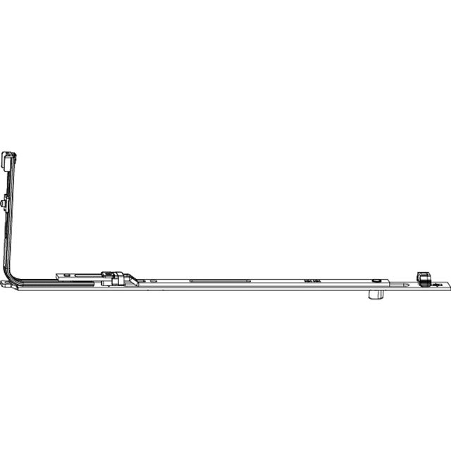 Mittelverschluss 300 mit 1 vz Ffh/Ffb 601-750 - Maco