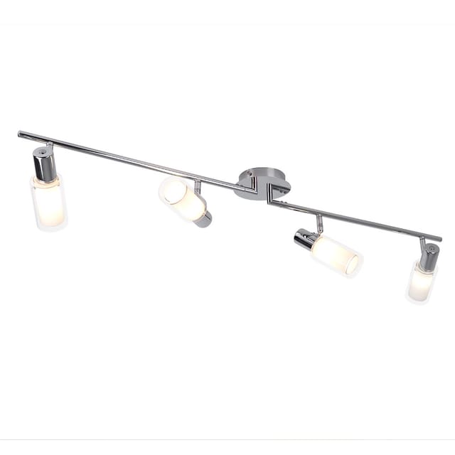 Eglo - Decken Strahler Spot Lampe Wohnraum Glas Balken Leuchte schwenkbar 90725