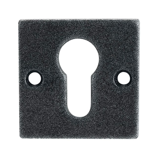 Halcö - Zylinderrosette hall & söll - pz, 52 x 52 mm, verzinkt schwarz passiviert