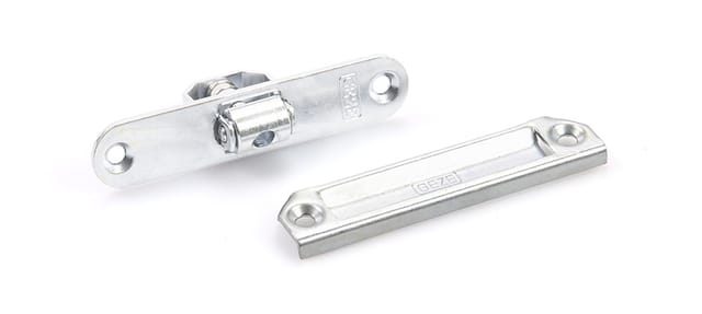 Geze - Rollenschnapper mit rundem Stulp 20 x 95 mm, Stahl verzinkt, 1 Stück