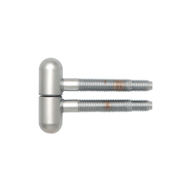 SFS - Einbohrband Türband 3-fach ø16mm Rundkopf Stahl verchromt matt