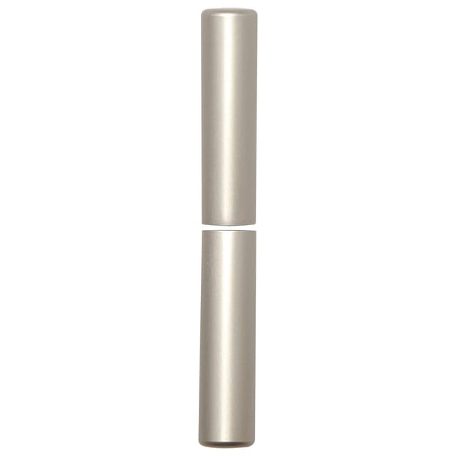 SFS - Zierhülse aus Aluminium Aufsteckhülse vernickelt für Einbohrbänder Band ø 15mm, Bandhöhe 112mm