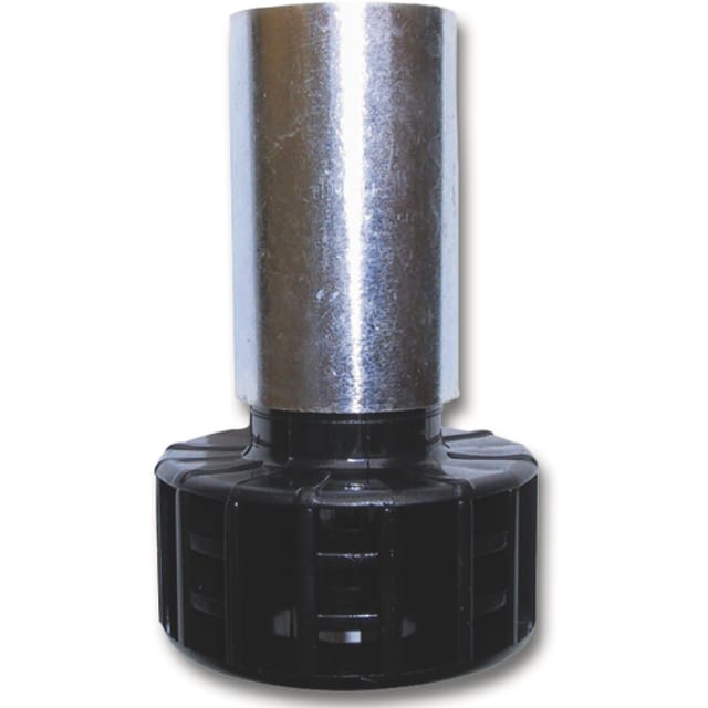 Sockelverstellfuß 28 x 100 mm Stahl verzinkt/Kunststoff schwarz - Camar