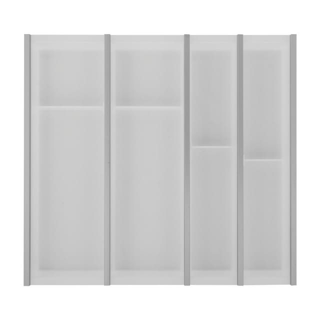 Cuisio Besteckeinsatz - Besteckkasten für Tandembox473x520x55mm weiß - Ninka