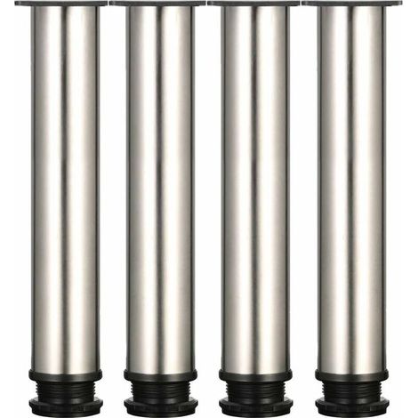 Linghhang – Höhenverstellbare Möbelfüße, 4er-set – Edelstahl 304 – Höhenverstellbar 300–315 Mm – Verschleißfeste Abs-basis