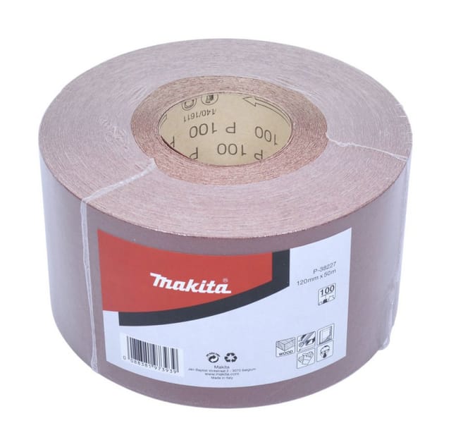 Schleifpapier-Rolle 120 mm x 50 m, Körnung 100 - Makita