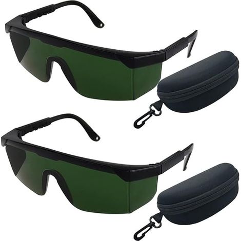 2 Stück Laserschutzbrillen, Laserschutzbrillen (grün)