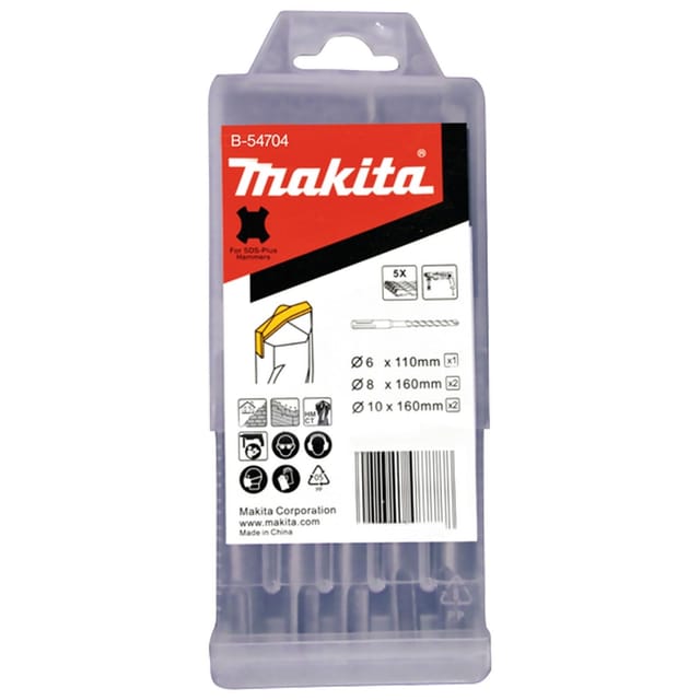 Sds plus Bohrer-Set ø 6, 8, 10 mm - B-54704 - Makita