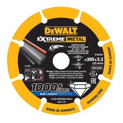 Diamanttrennscheibe 305x3.3 mm - Dewalt