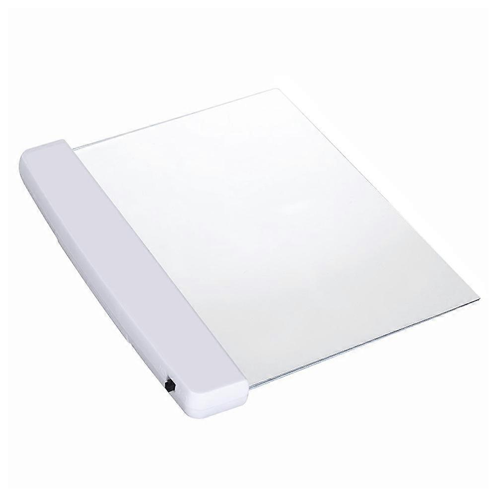 Lampada Da Lettura A Led Piatta, Ricaricabile, Trasparente, Con 3 Colori E Timer.
