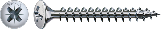 Spax - Universalschraube 3,5 x 25 mm LinsenSenkkopf Kreuzschlitz z Vollgewinde 4CUT 1000 Stk