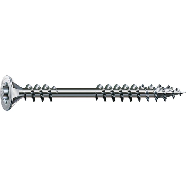 Spax - Verlegeschraube, 4,5 x 80 mm, 200 Stück, Fixiergewinde, Senkkopf, t-star plus T20, 4CUT, wirox - 0541010450805