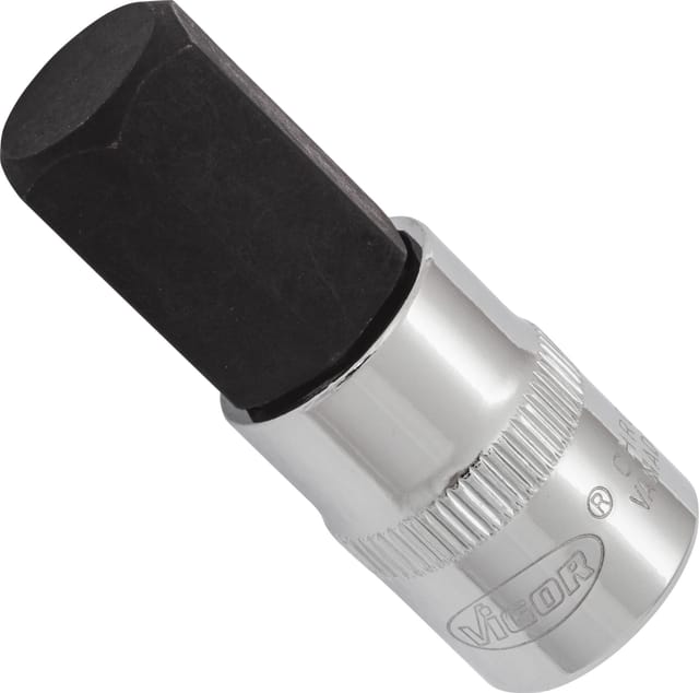 Schraubendrehereinsatz ∙ V6138 ∙ 3/8 Zoll (10 mm) Vierkant hohl ∙ Innen Sechskant Profil ∙ SW 14 mm