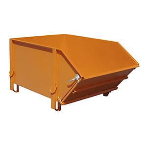Bauer Baustoffbehälter BBK 100, lackiert, Gelborange