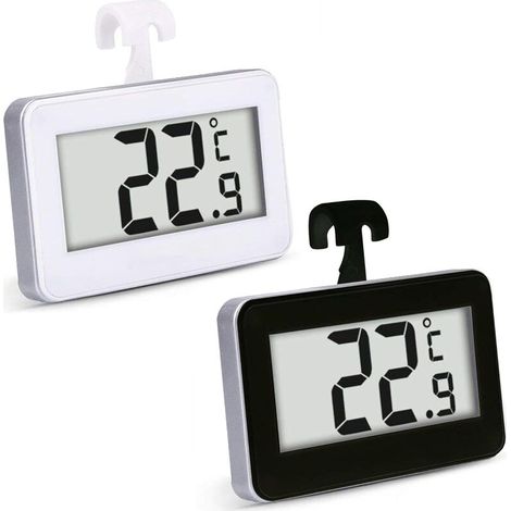 2 Elektronische Thermometer Für Haushaltskühlschränke, Großes Digitaldisplay, Geeignet Für Babyzimmer, Gefrierschrank, Kühlschrank Und Den Gebrauch In Innenräumen