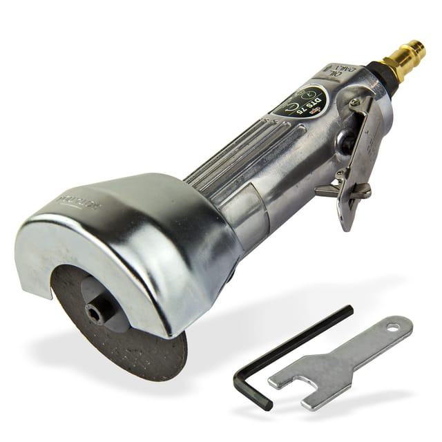 Druckluft Trennschleifer ø 75mm Set Trennscheiben Winkelschleifer Stabschleifer