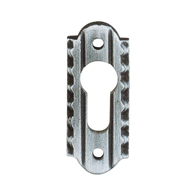 SCHÖSSWENDER Zylinderrosette PZ, oval, 28 x 70 mm, schwarz passiviert