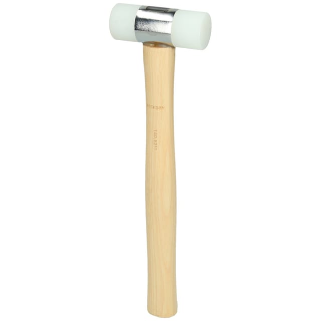 KSTOOLS Gummihammer mit Nylonkopf 200g, 28mm Kopf, gebogener Eschenstiel - 140.5211