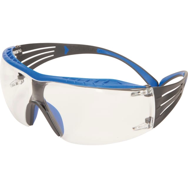 3M - SecureFit SF401XSGAF-BLU Schutzbrille mit Antibeschlag-Schutz Blau, Grau