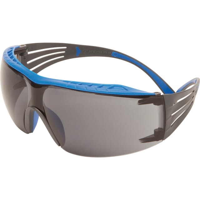 3M - SecureFit SF402XSGAF-BLU Schutzbrille mit Antibeschlag-Schutz Blau, Grau