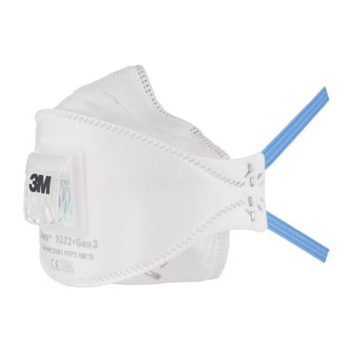 3M - Atemschutzmaske Aura™ 9322+Gen3 FFP2 / v nr d mit Ausatemventil, faltbar