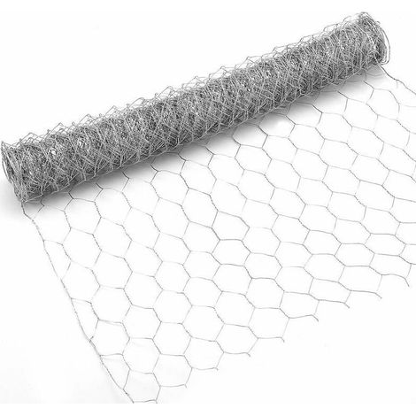 Linghhang – Verzinkter Drahtgeflecht, Sechseckig, 0,35 X 4 M – Leichtes Maschengewebe 25 X 15 Mm – Für Gehege Und Gartenstützen