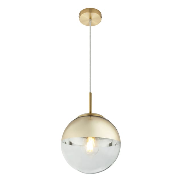 Globo - hängeleuchte - Varus - gold - glas - Ø 20cm - E27 - 15855