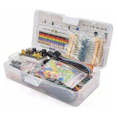 Linghhang – 830-punkt-elektronikbauteil-kit – Kabelwiderstand Für Arduino Uno R3 – Mehrfarbige Signalleuchten