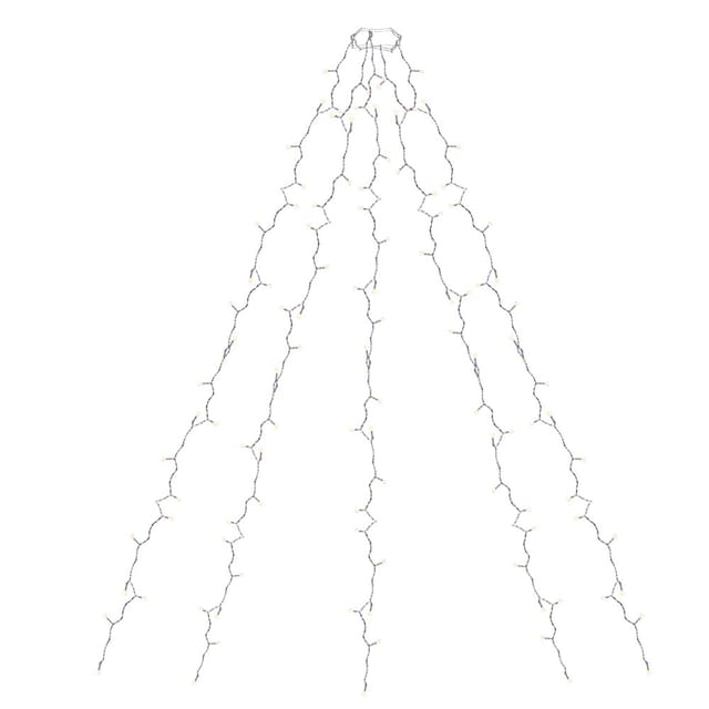 Licht Kette Dekoration led Beleuchtung Kunststoff Außen Innen Bereich Doppel Timer Nordlux 67930300