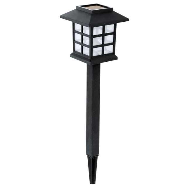 Harms - led Solar Steck Lampe Außen Leuchte Garten Weg Erdspieß Terrassen Beleuchtung 504076