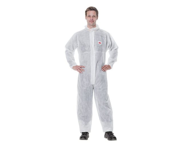 Weißer Schutzanzug 3M Kategorie I Größe XL Ref. 4500