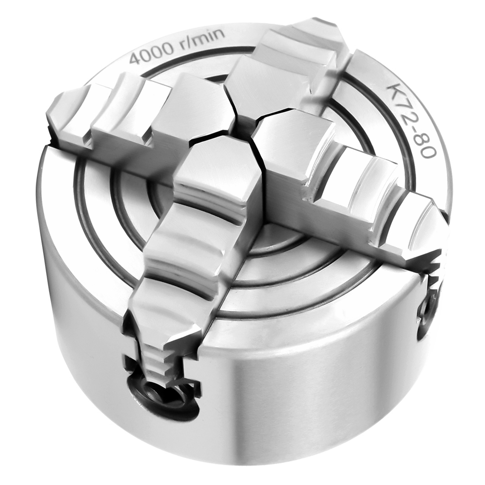 3-zoll-drehbankfutter K72-80 Aus Metall, 4 Unabhängige Und Umkehrbare Backen, Drehmaschinenzubehör