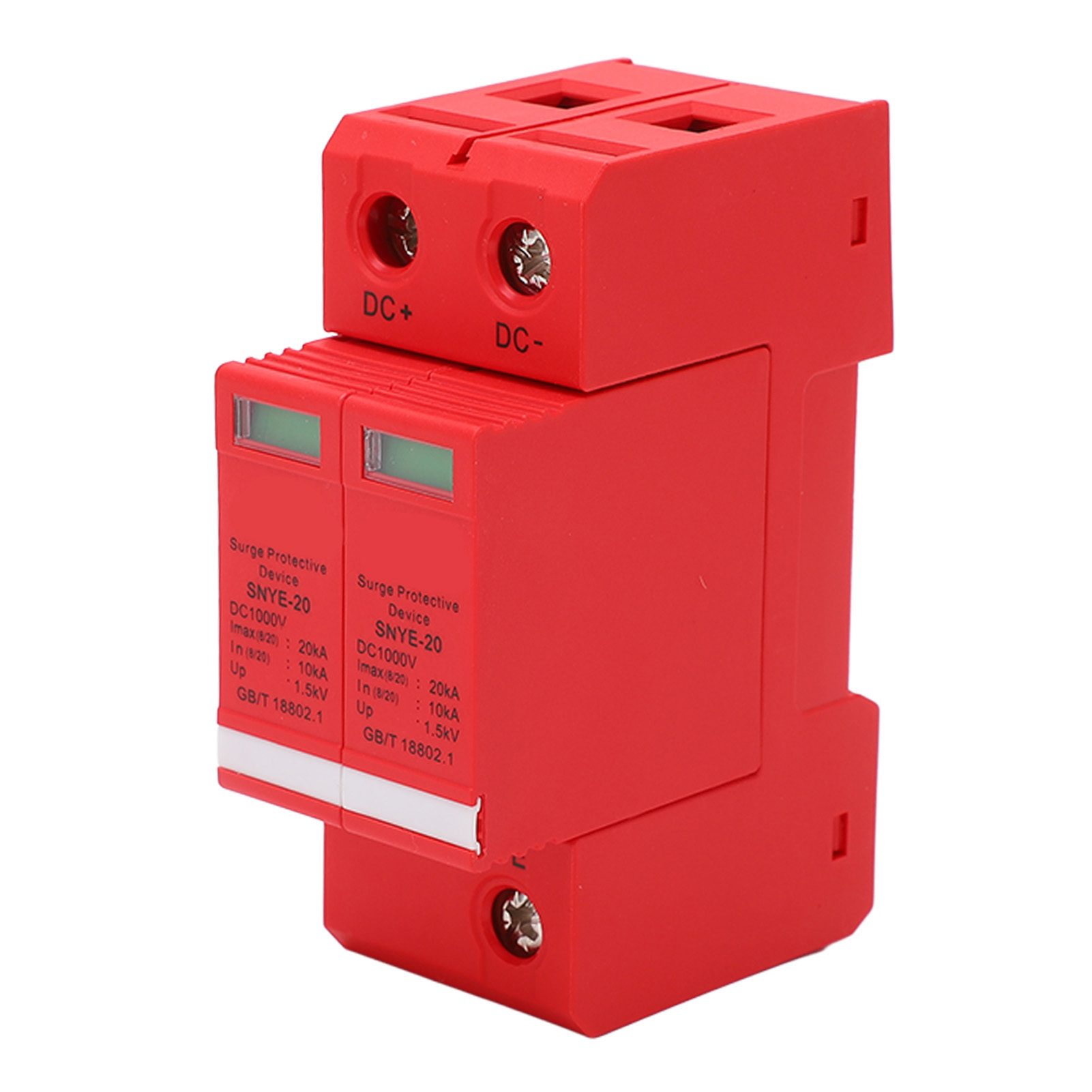 Dc Pv 1000v 2p Überspannungsableiter, Überspannungsschutz, Flammhemmend, Korrosionsbeständig, Orange, Verteilerkasten
