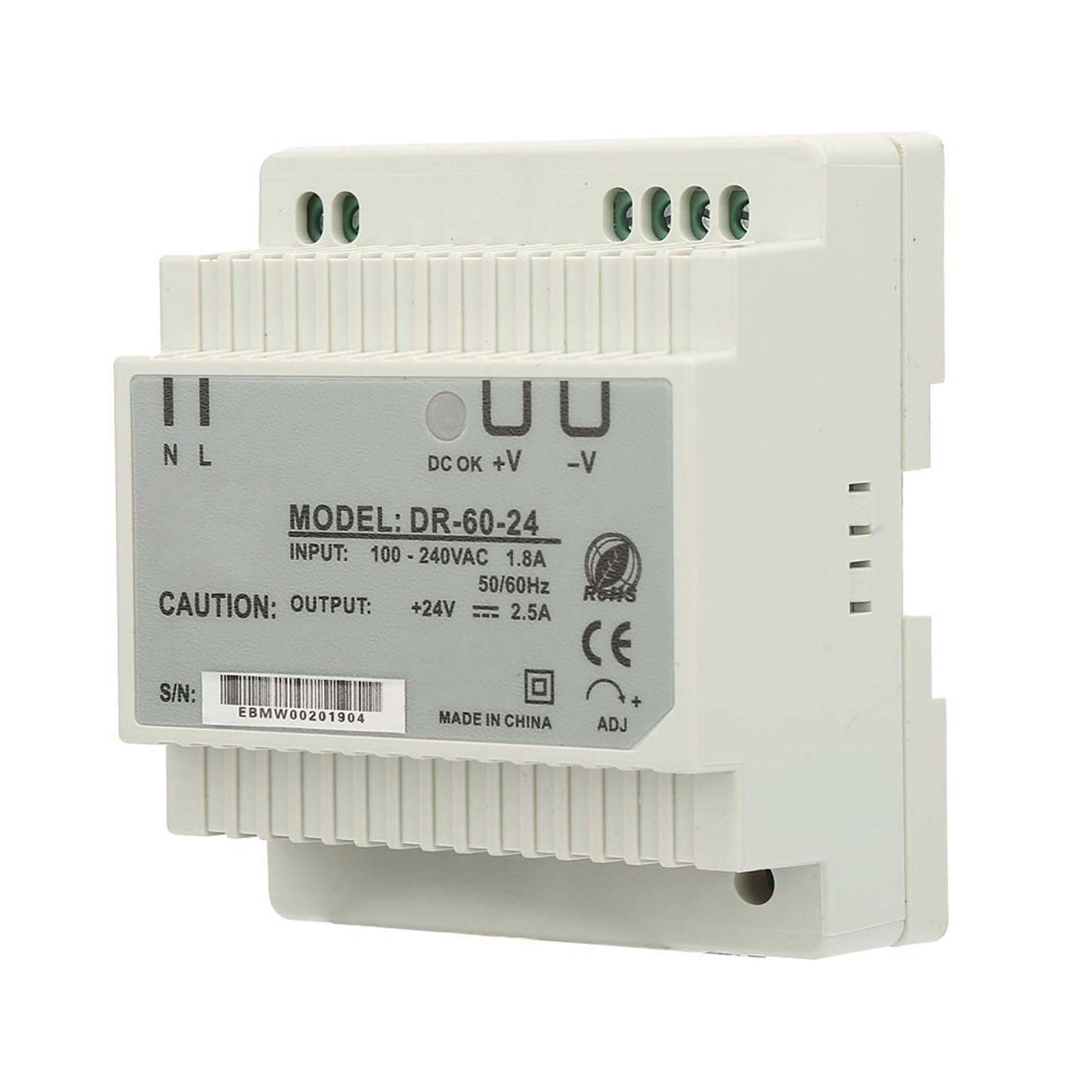 Dr-60-24 60w 24v Dc Din-schienen-netzteil, Schaltnetzteil (ac/dc), Ein Ausgang, Für Industrielle Anwendungen